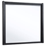 Tampa Furniture Outlet - Coaster - Leandro Dresser Mirror Burnished Black - 222494