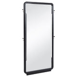 Tampa Furniture Outlet - Coaster - Leandro 76-inch Full Length Floor Mirror Burnished Black - 222498