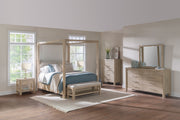 Tampa Furniture Outlet - Coaster - Solano 5-piece Eastern King Bedroom Set Weathered Mango - 222520KE-S5