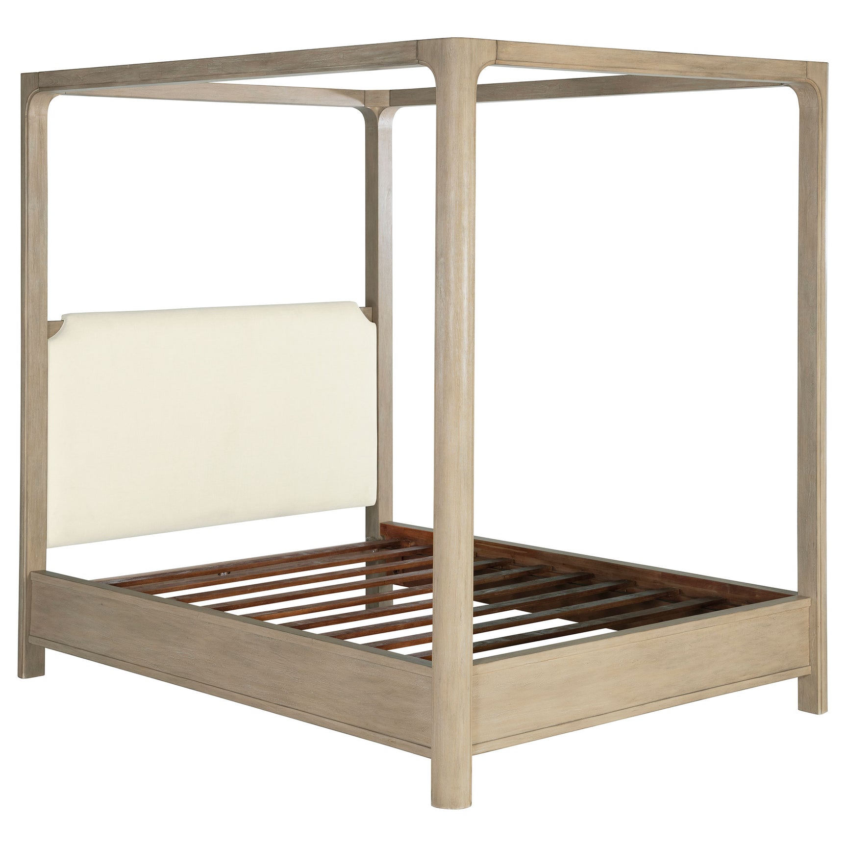 Tampa Furniture Outlet - Coaster - Solano 85-inch Eastern King Canopy Bed Weathered Mango - 222520KE