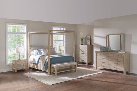 Tampa Furniture Outlet - Coaster - Solano 5-piece California King Bedroom Set Weathered Mango - 222520KW-S5