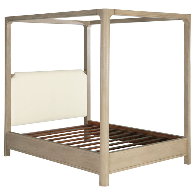 Tampa Furniture Outlet - Coaster - Solano 83-inch California King Canopy Bed Weathered Mango - 222520KW