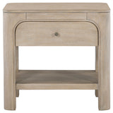 Solano 1-drawer Nightstand Bedside Table Weathered Mango