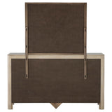 Solano 9-drawer Bedroom Dresser with Mirror Weathered Mango