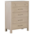 Tampa Furniture Outlet - Coaster - Solano 5-drawer Bedroom Chest of Drawers Weathered Mango - 222525
