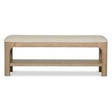 Solano 52-inch Bedroom Bed End Bench Weathered Mango