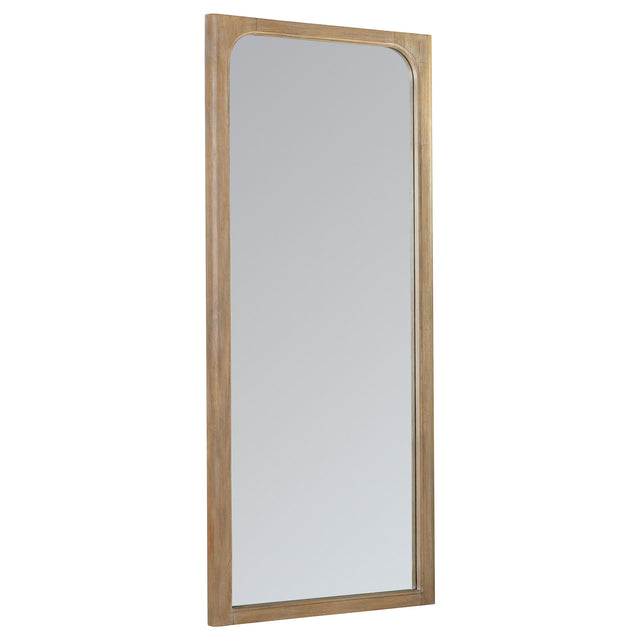 Tampa Furniture Outlet - Coaster - Solano 80-inch Full Length Floor Mirror Weathered Mango - 222528
