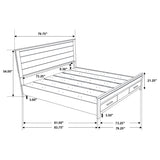 Woodmont 4-piece Eastern King Bedroom Set Golden Brown - Tampa Furniture Outlet