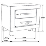 Woodmont 4-piece California King Bedroom Set Golden Brown - Tampa Furniture Outlet