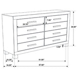 Woodmont 4-piece California King Bedroom Set Golden Brown - Tampa Furniture Outlet