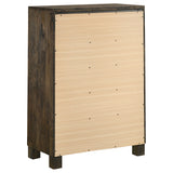 Woodmont 5-piece California King Bedroom Set Golden Brown - Tampa Furniture Outlet