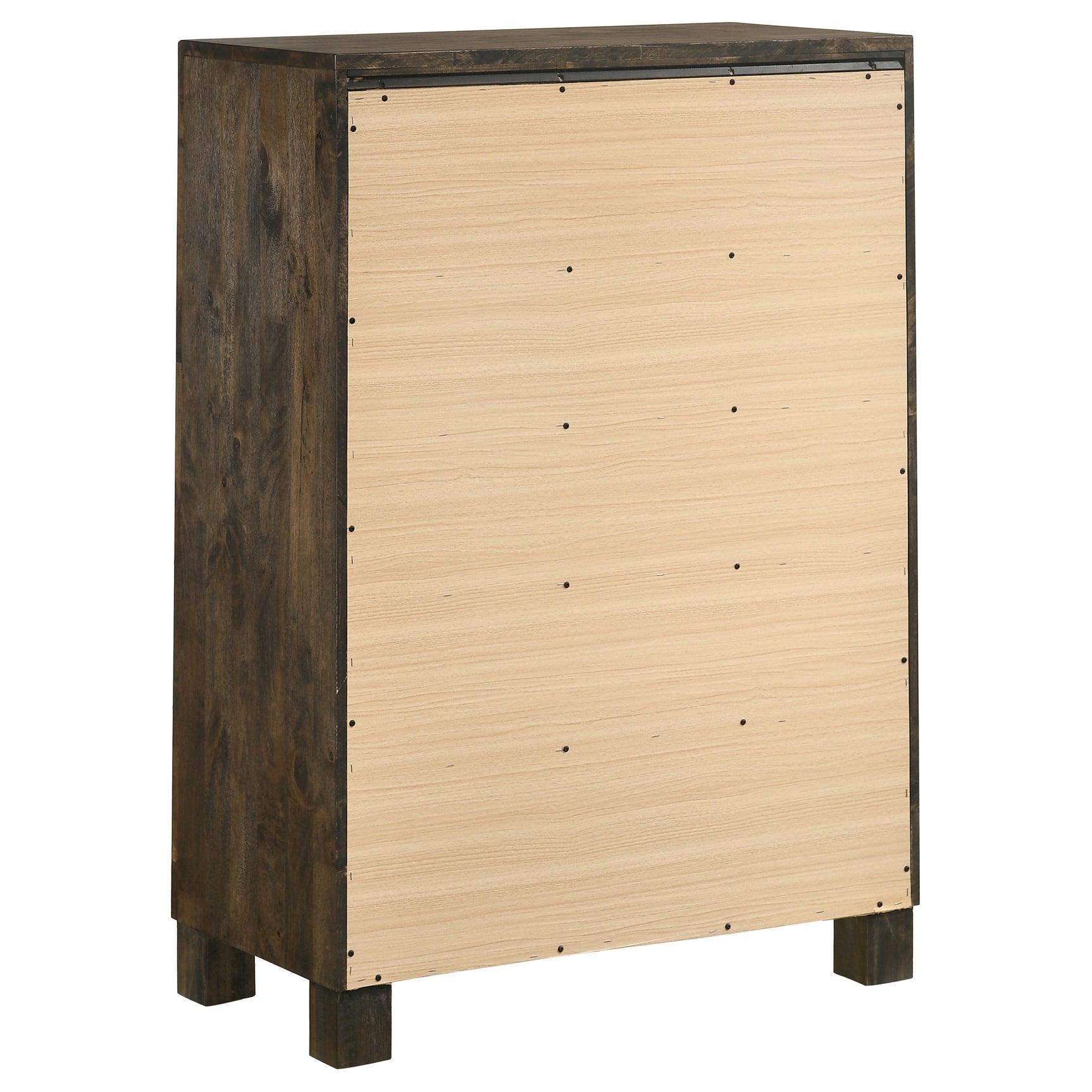 Woodmont 5-piece California King Bedroom Set Golden Brown - Tampa Furniture Outlet