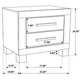 Woodmont 5-piece California King Bedroom Set Golden Brown - Tampa Furniture Outlet