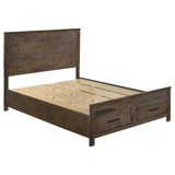 Woodmont 4-piece Queen Bedroom Set Rustic Golden Brown - Tampa Furniture Outlet