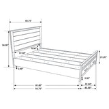 Woodmont 4-piece Queen Bedroom Set Rustic Golden Brown - Tampa Furniture Outlet