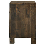 Woodmont 2-drawer Nightstand Rustic Golden Brown - Tampa Furniture Outlet