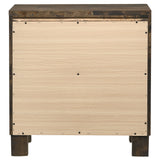 Woodmont 2-drawer Nightstand Rustic Golden Brown - Tampa Furniture Outlet