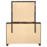 Woodmont 8-drawer Dresser with Mirror Rustic Golden Brown - Tampa Furniture Outlet