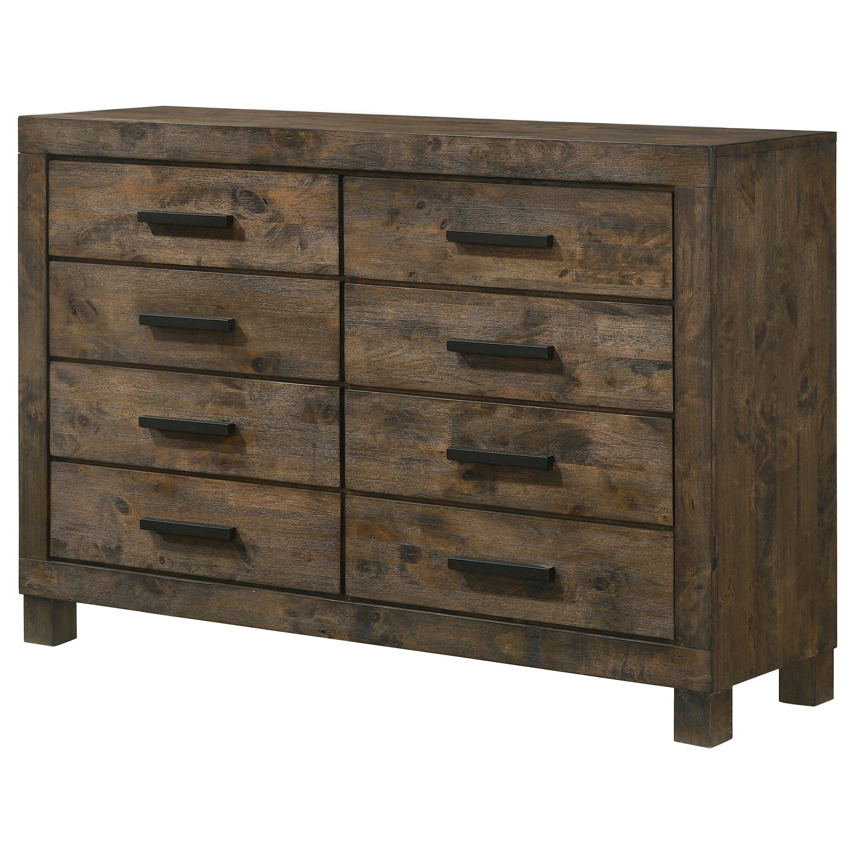 Woodmont 8-drawer Dresser Rustic Golden Brown - Tampa Furniture Outlet