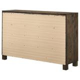 Woodmont 8-drawer Dresser Rustic Golden Brown - Tampa Furniture Outlet
