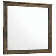 Tampa Furniture Outlet - Coaster - Woodmont Dresser Mirror Rustic Golden Brown - 222634