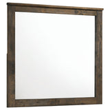 Tampa Furniture Outlet - Coaster - Woodmont Dresser Mirror Rustic Golden Brown - 222634