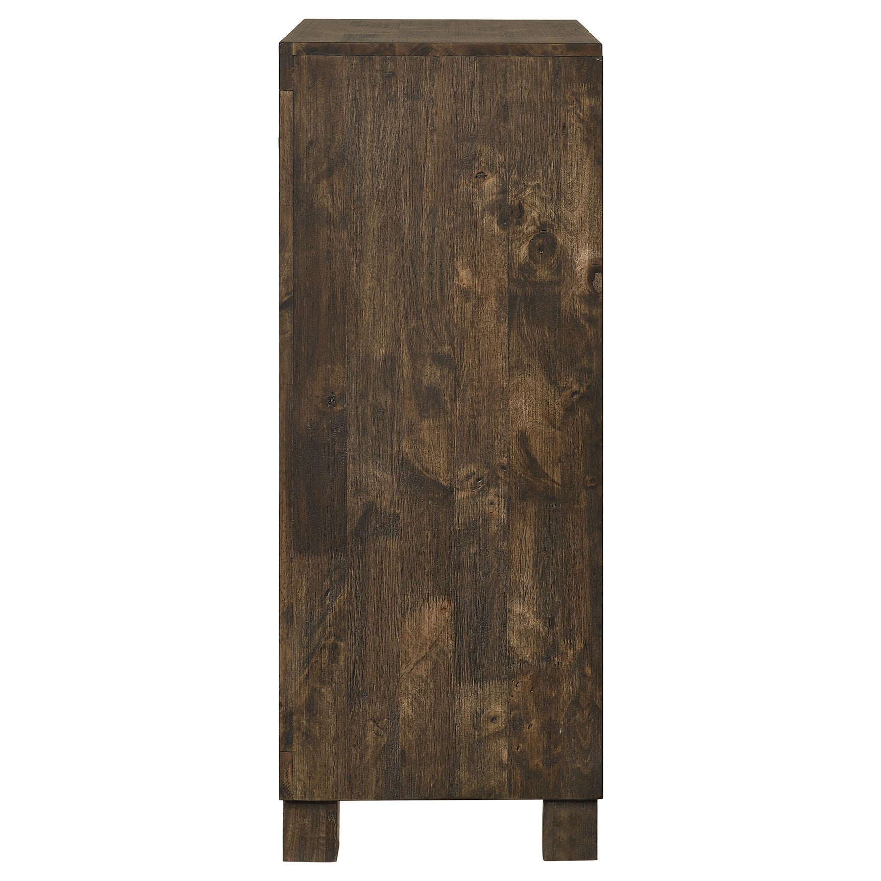 Woodmont 5-drawer Bedroom Chest Rustic Golden Brown - Tampa Furniture Outlet