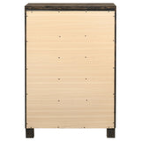Woodmont 5-drawer Bedroom Chest Rustic Golden Brown - Tampa Furniture Outlet