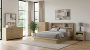 Tampa Furniture Outlet - Coaster - Hendricks 5-piece Eastern King Bedroom Set Light Oak - 222650KE-S5