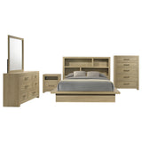 Hendricks 5-piece Eastern King Bedroom Set Light Oak