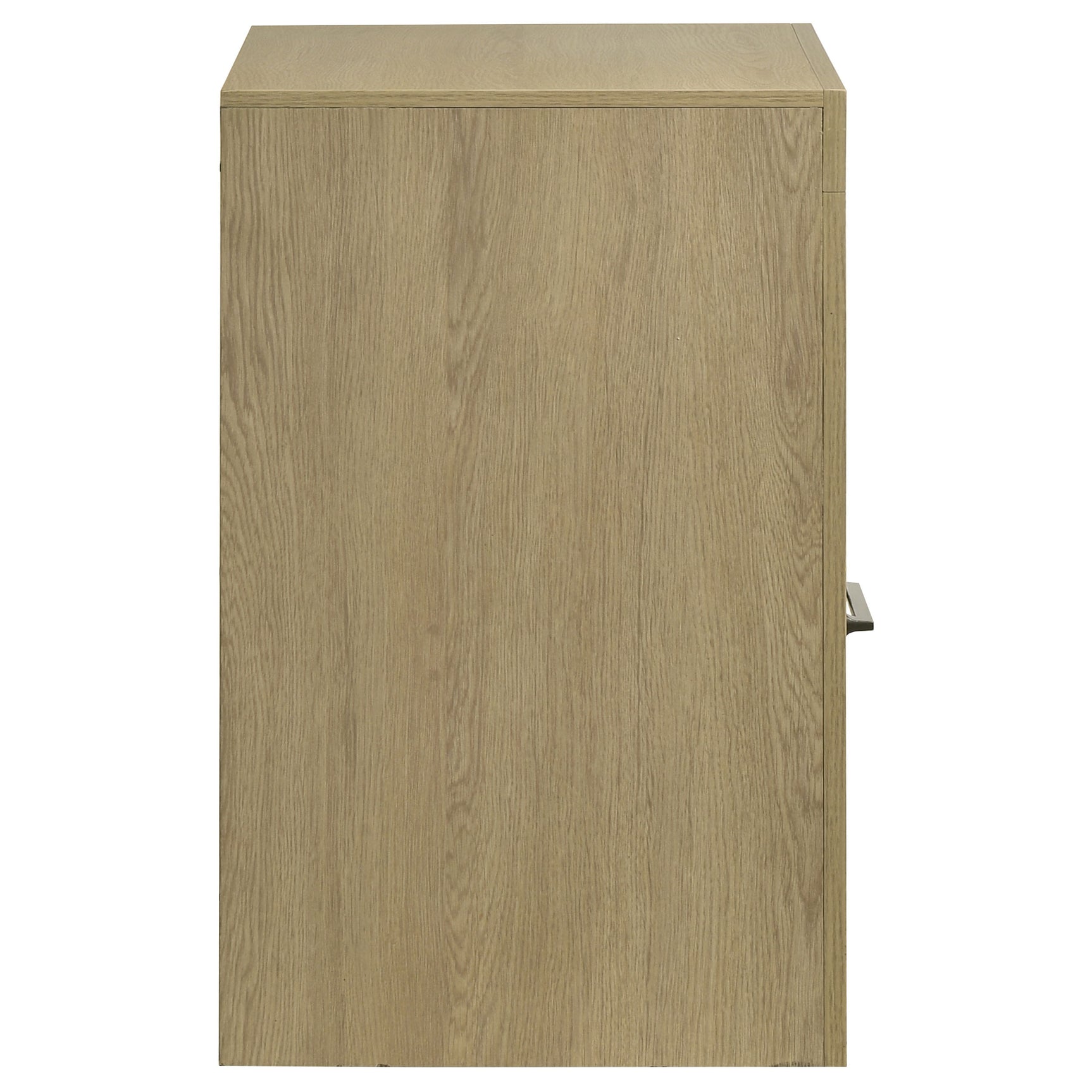 Hendricks 1-drawer Nightstand Bedside Table with Cubby Light Oak