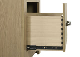 Hendricks 1-drawer Nightstand Bedside Table with Cubby Light Oak