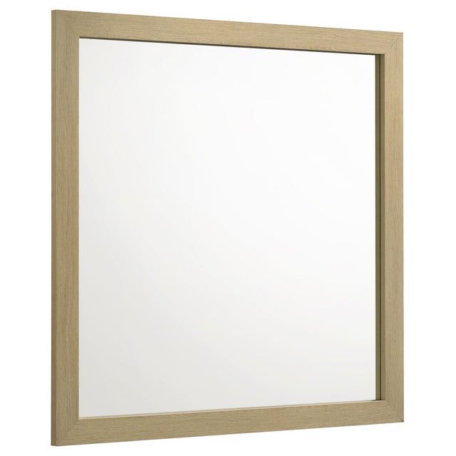 Tampa Furniture Outlet - Coaster - Hendricks Dresser Mirror Light Oak - 222654