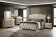 Tampa Furniture Outlet - Coaster - Lorient 5-piece California King Bedroom Set Ivory and Camel - 222661KW-S5