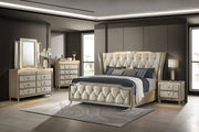 Tampa Furniture Outlet - Coaster - Lorient 5-piece Queen Bedroom Set Ivory and Camel - 222661Q-S5