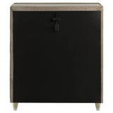 Lorient 5-drawer LED Chest of Drawers Ivory and Camel