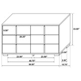 Marceline 4-piece Full Bedroom Set Black - Tampa Furniture Outlet