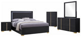 Marceline 5-piece Eastern King Bedroom Set Black - Tampa Furniture Outlet
