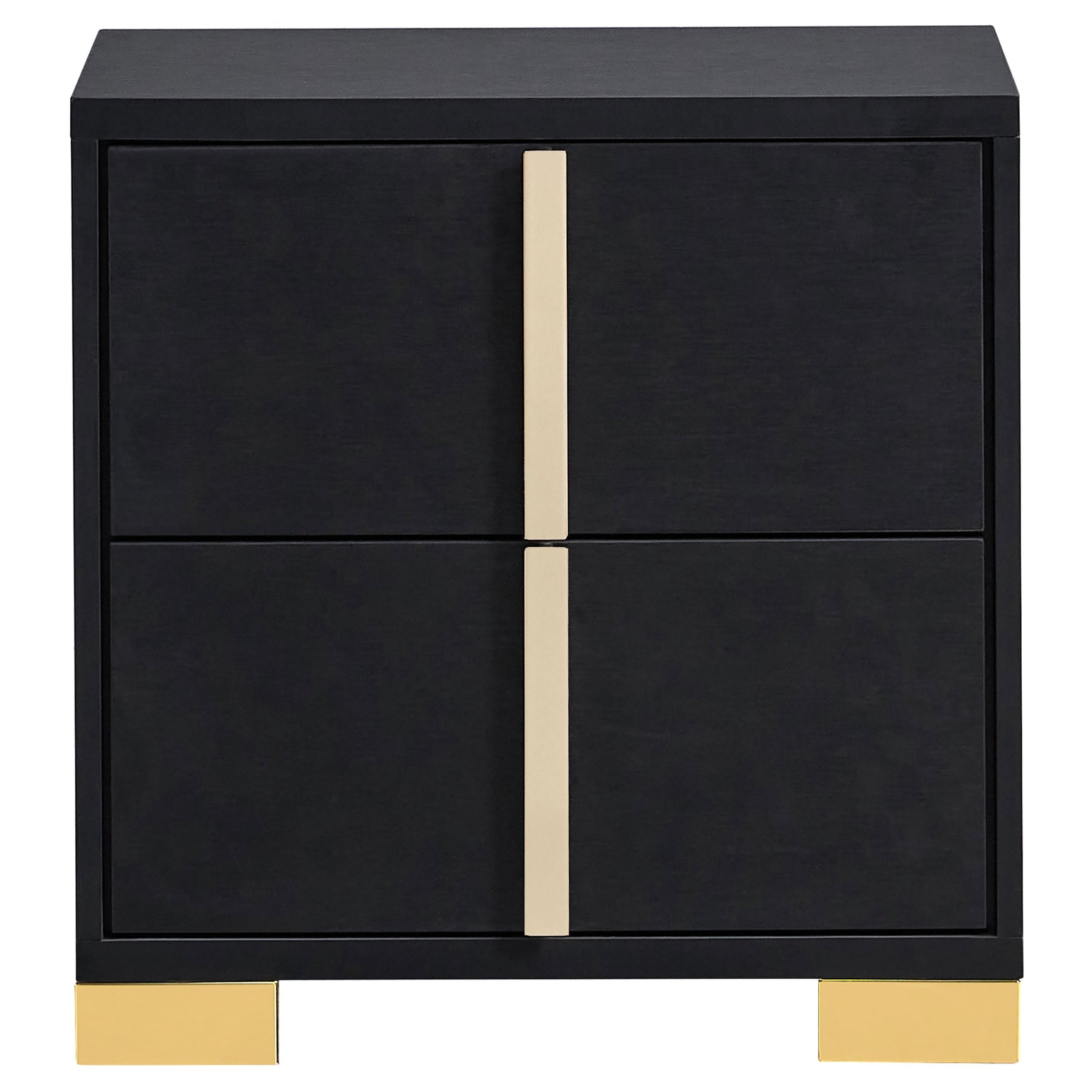 Marceline 2-drawer Nightstand Black - Tampa Furniture Outlet