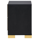 Marceline 2-drawer Nightstand Black - Tampa Furniture Outlet