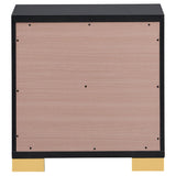 Marceline 2-drawer Nightstand Black - Tampa Furniture Outlet