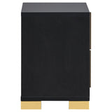 Marceline 2-drawer Nightstand Black - Tampa Furniture Outlet