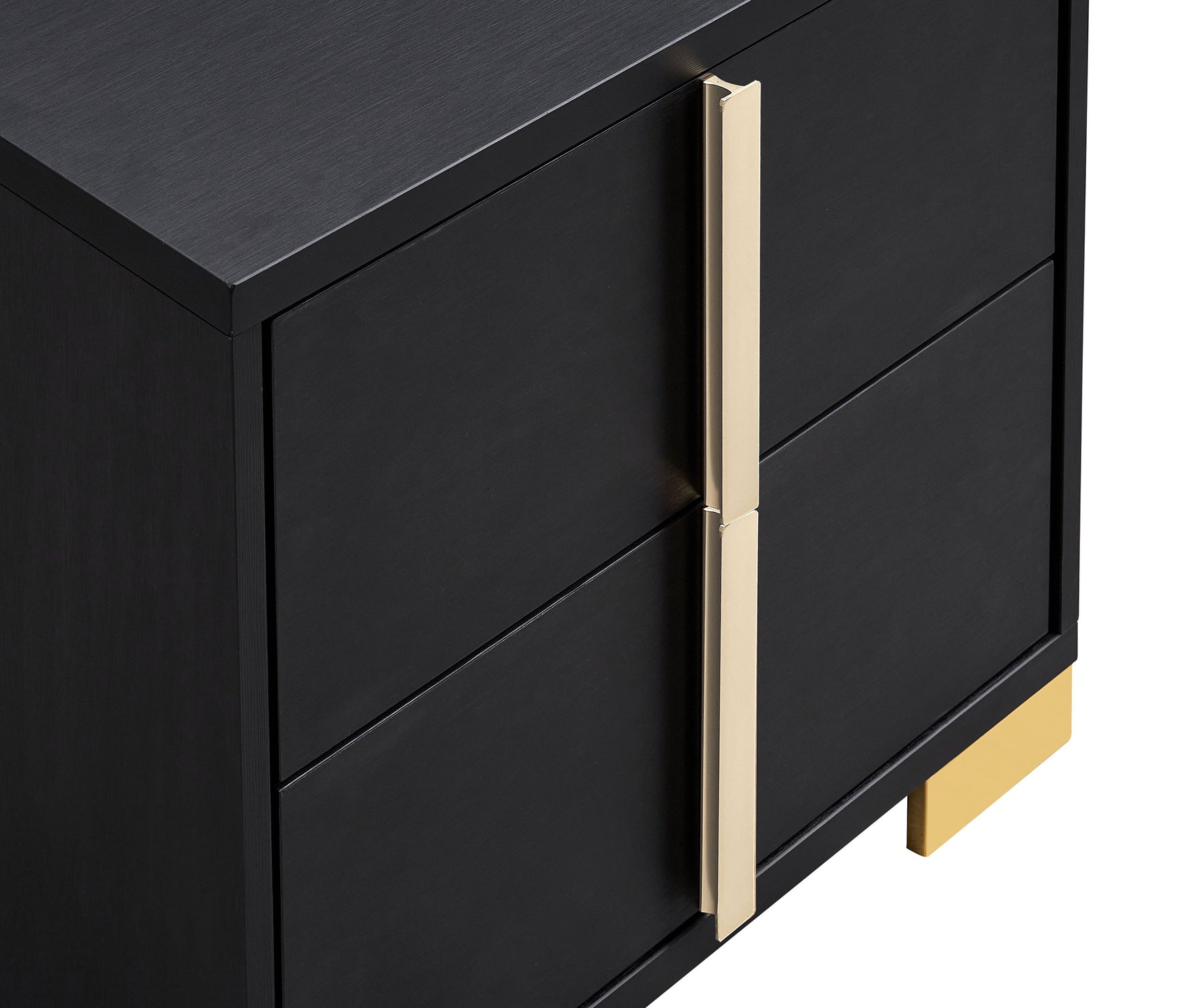 Marceline 2-drawer Nightstand Black - Tampa Furniture Outlet