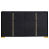 Marceline 6-drawer Dresser Black - Tampa Furniture Outlet