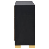 Marceline 6-drawer Dresser Black - Tampa Furniture Outlet