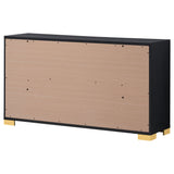 Marceline 6-drawer Dresser Black - Tampa Furniture Outlet
