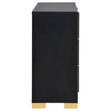 Marceline 6-drawer Dresser Black - Tampa Furniture Outlet