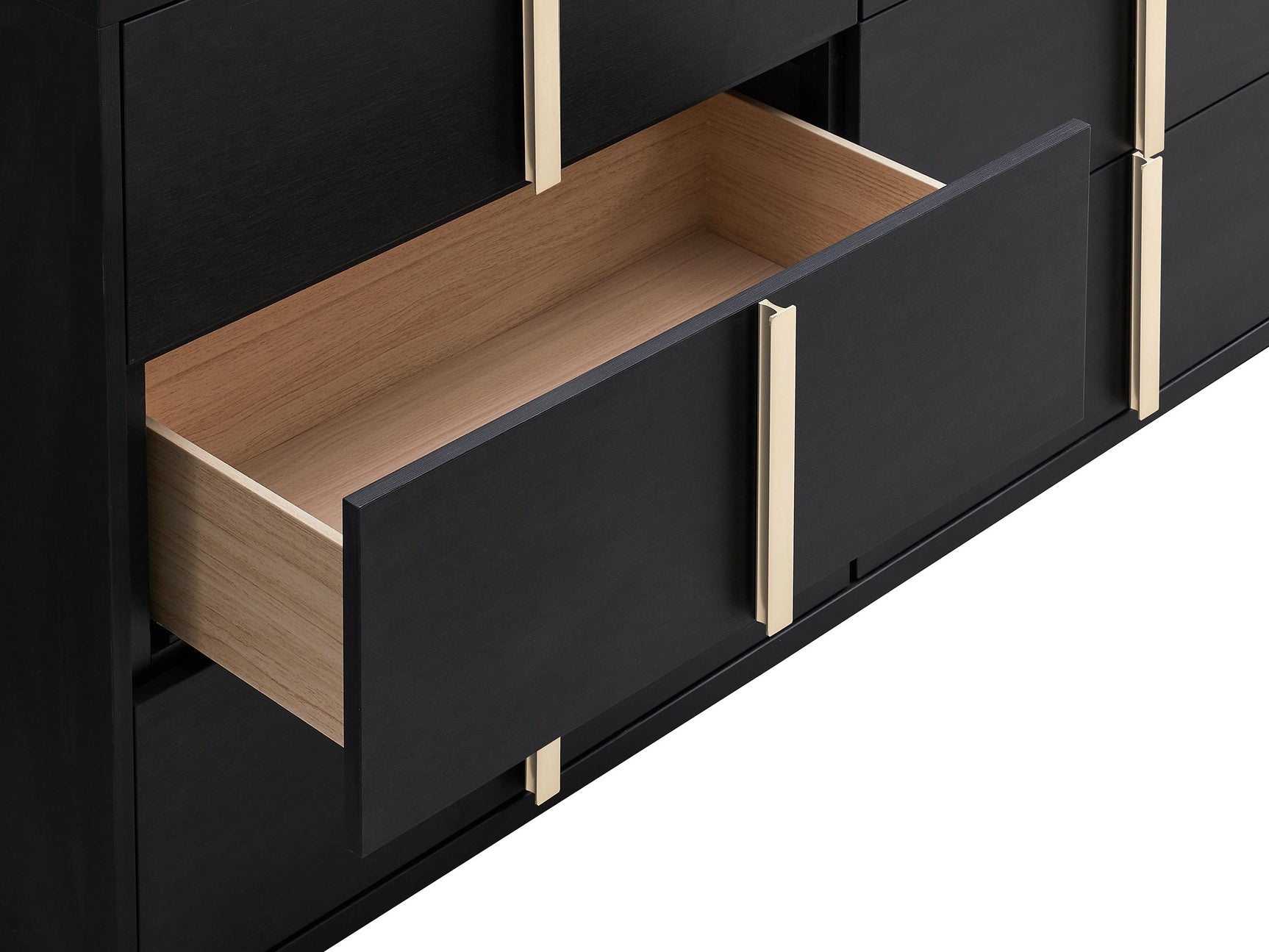 Marceline 6-drawer Dresser Black - Tampa Furniture Outlet