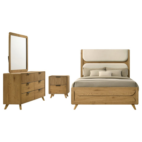 Bennett 4-piece California King Bedroom Set Light Oak