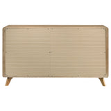 Bennett 6-drawer Bedroom Dresser Cabinet Light Oak